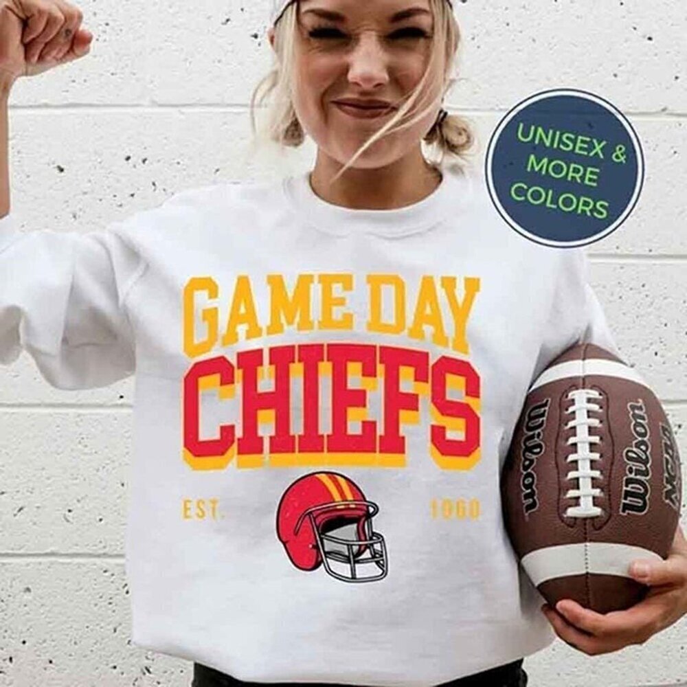 Game Day Chiefs Kansas City Chiefs Sweatshirt NFL Football Fan Gift Crewneck